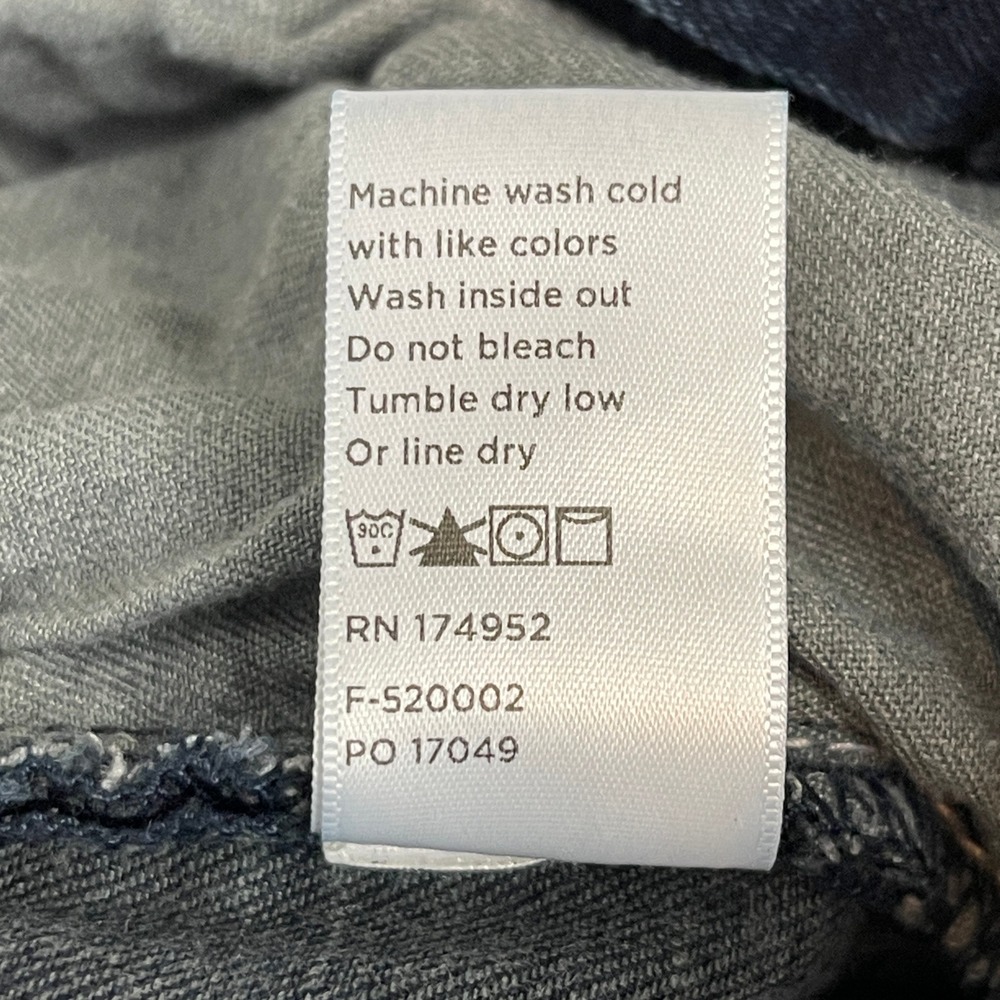 Flint and Tinder Mens 30x32 (Actual 30) Straight Fit Dark Wash Denim Blue‎ Jeans - Picture 11 of 11